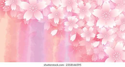 Cherry Blossoms Japanese Pattern Spring Background