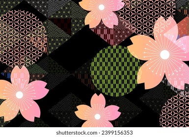 Cherry Blossoms Japanese Pattern Spring Background