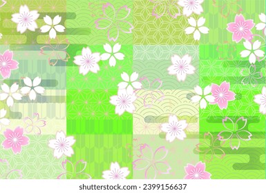 Cherry Blossoms Japanese Pattern Spring Background