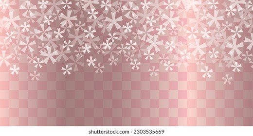 Cherry Blossoms Japanese Pattern Watercolor Background