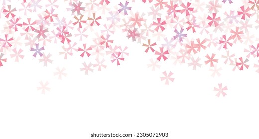 Cherry Blossoms Japanese Pattern Watercolor Background