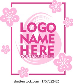 CHERRY BLOSSOMS LOGO TEMPLATE FOR YOUR BUSINESS