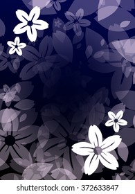 Cherry blossoms at night