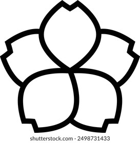 Cherry Blossoms Sakura Icon Pink Japanese , spring flower petals 