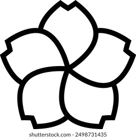 Cherry Blossoms Sakura Icon Pink Japanese , spring flower petals 