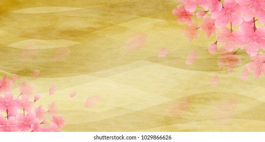 Cherry Blossoms Spring flower background
