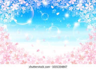 Cherry Blossoms spring flower background