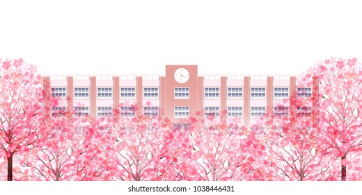 Cherry Blossoms spring flower background