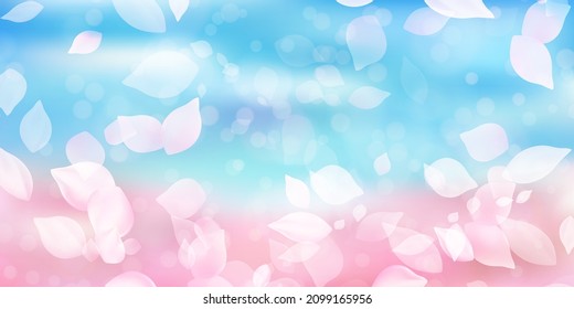 Fondo de flores de primavera de cerezos 