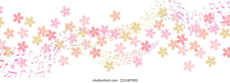 Cherry blossoms spring flower background
