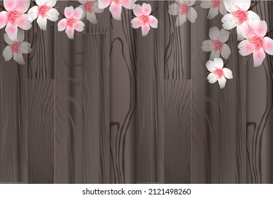 Cherry blossoms spring flower background