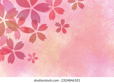 Cherry Blossoms Spring Japanese Pattern Background