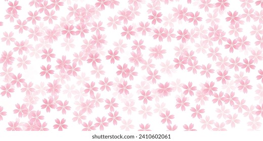 Fondo del patrón japonés de primavera de florecimiento de cerezos