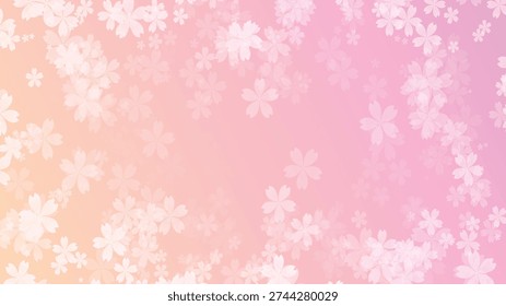 Fondo paisaje primavera flores