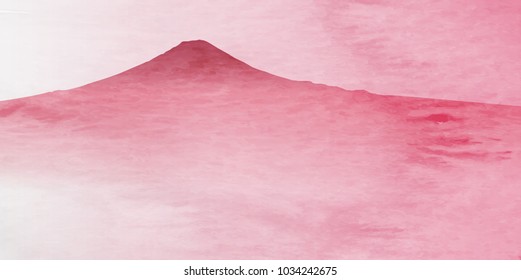 Cherry Blossoms spring Mt Fuji background
