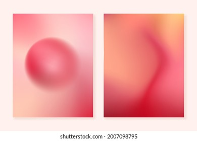 Cherry brandy. Custom gradient cherry colored backgrounds. For covers, branding and other projects. Vector, can be enlarged to any size.