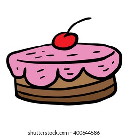 cherry cake cartoon