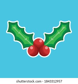 Cherry cartoon decoration vector illustration