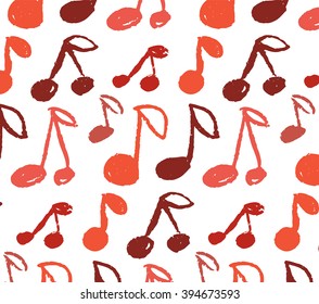 cherry cartoon doodle textured tile vector hand drawing pattern,design for boxing,package,pack,wrapping