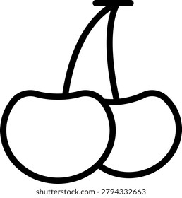 Cherry Cherish Vector Design Icon Style