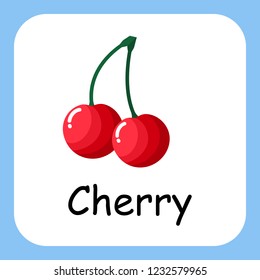 Cherry Clip Art Illustration Kids Cartoon Stock Vector (Royalty Free ...