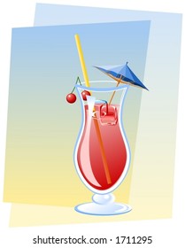 Cherry cocktail
