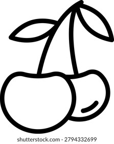 Cherry Craze Vector Design Icon Style