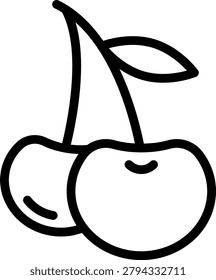 Cherry Crescendo Vector Design Icon Style