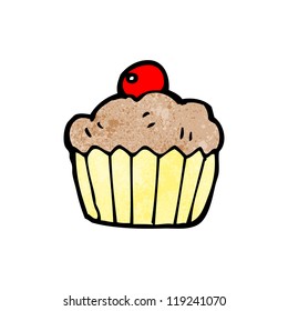 cherry cup cake cartoon
