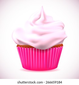 Cherry cupcake