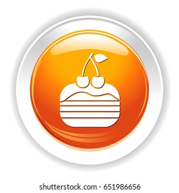 cherry dessert icon