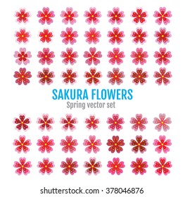 Cherry flower Icon Vector Art, Stock Vector
