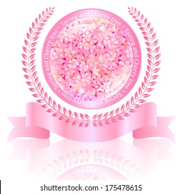 Cherry frame medal