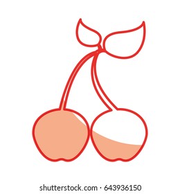 cherry fresh fruit icon