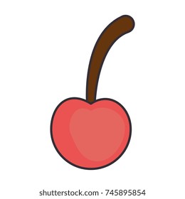 cherry fresh isolated icon