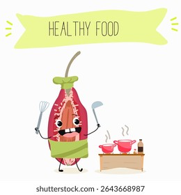 Cherry, fruit, dogwood, cornelian, cornus, funny cheerful characters. Vector hand drawn  illistration.