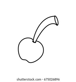 cherry fruit icon
