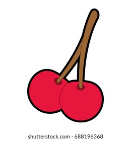 cherry fruit icon