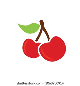 cherry fruit icon or sign