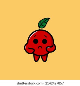 Cherry Fruit Sad Will Crying