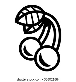 Cherry Fruit Vector Icon