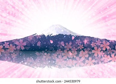 Cherry Fuji background