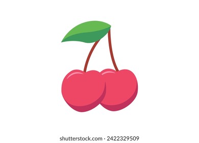 Cherry Happy Valentine Day Sticker