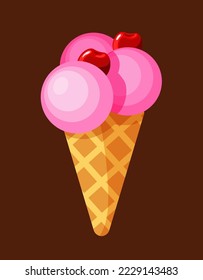 Cherry ice cream is a delicious and perfect choice for hot weather. And also a great addition to an entertaining and sincere conversation. 