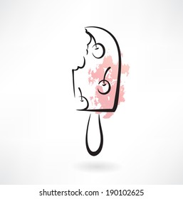 cherry ice-cream icon