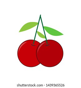 cherry icon - Векторная графика
