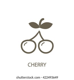 icono de cereza
