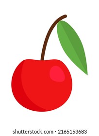 Cherry icon Healthy Food. Vector illustration