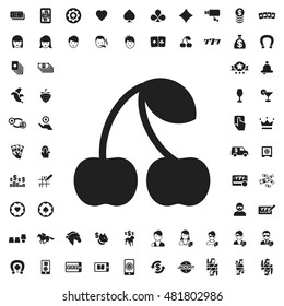 Cherry icon illustration isolated vector sign symbol