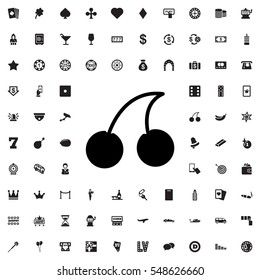 Cherry icon illustration isolated vector sign symbol